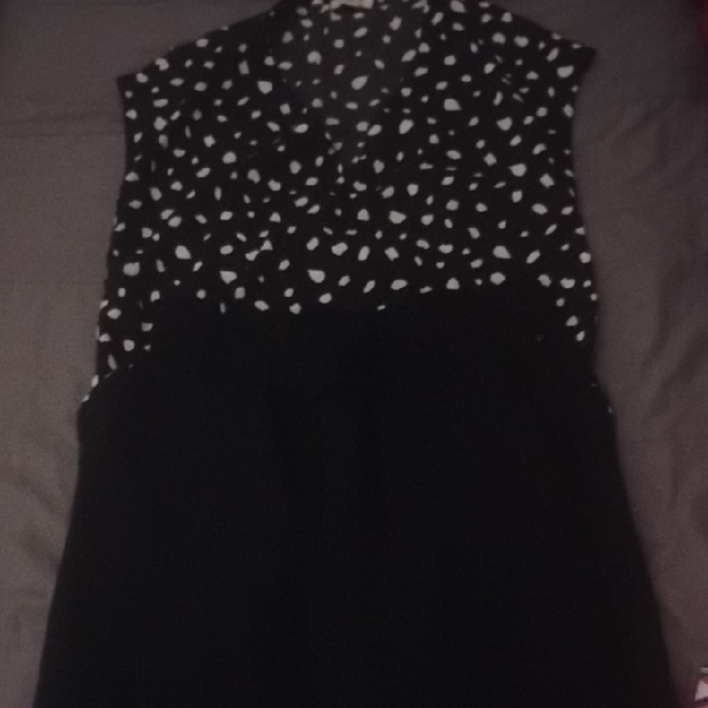 Umgee Black and White Patterned Blouse